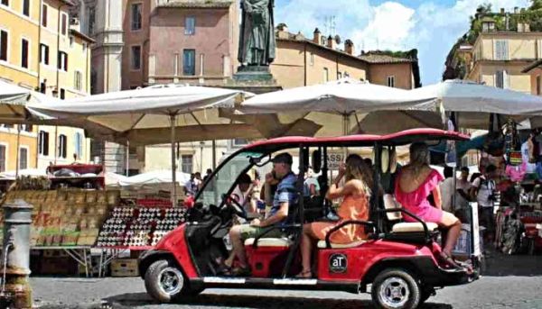 tour golf car roma