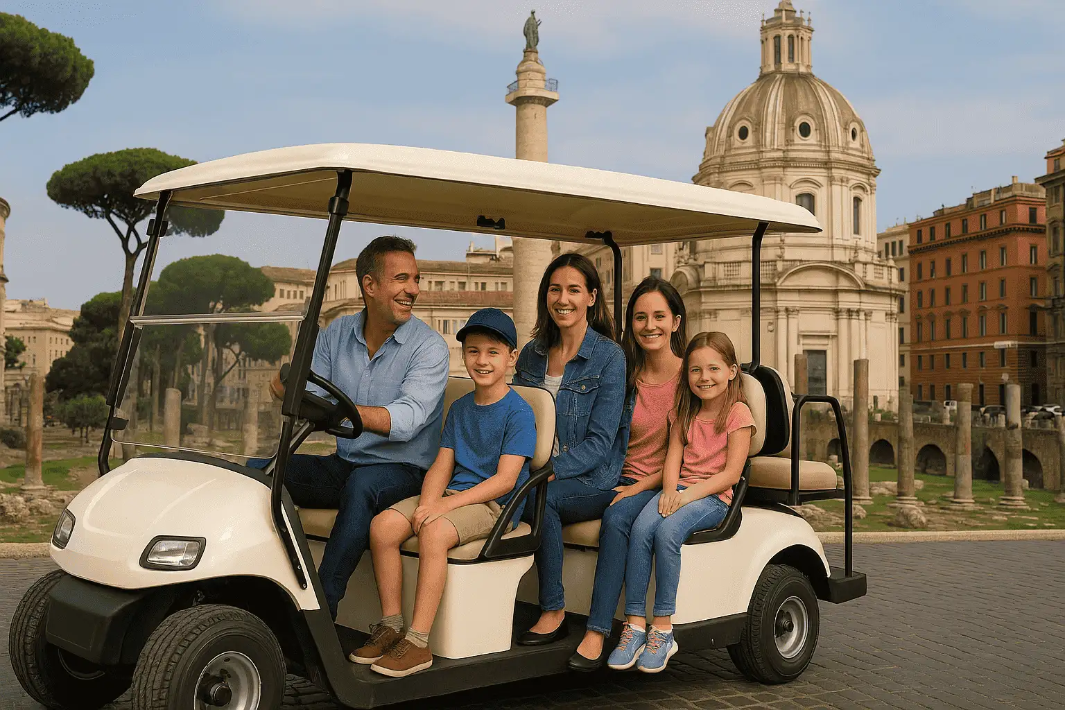 Family-Friendly Golf Cart Tours in Rome for All Ages