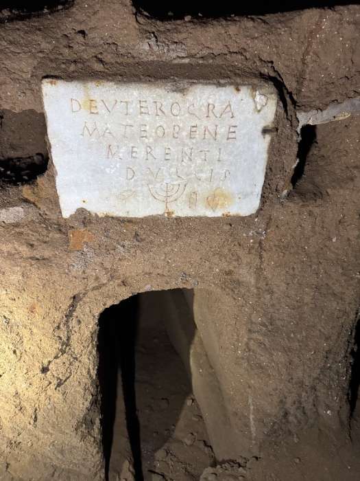 rolling rome Jewish catacombs tour 