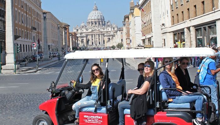 rome vatican golf cart tour